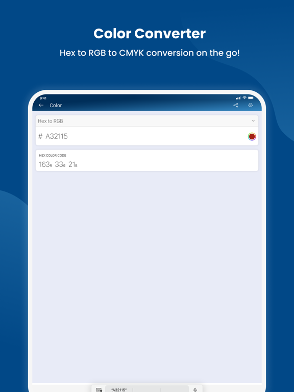 A to Z Converter iPad screenshot