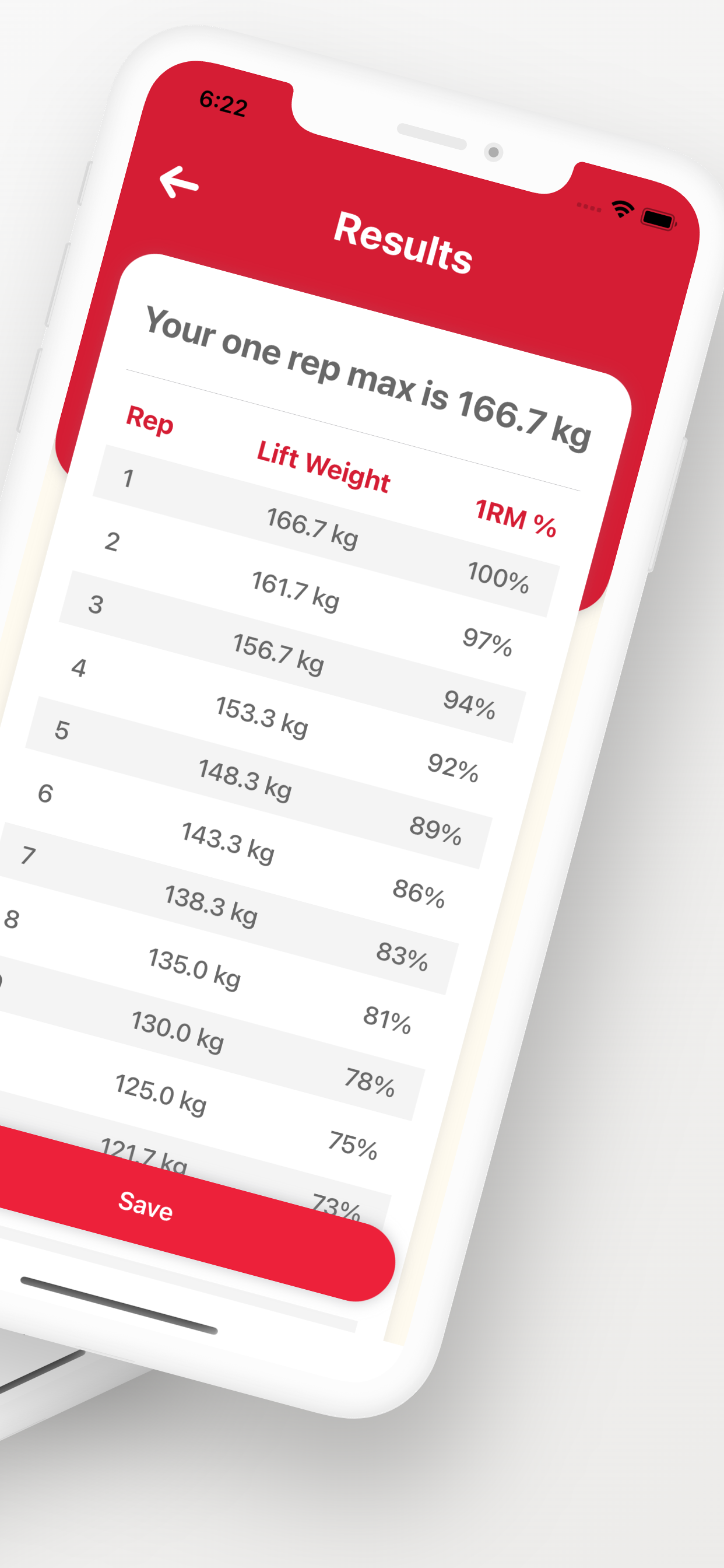 MaxLift - 1RM Calculator