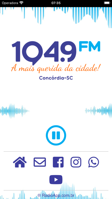 104 FM Concórdia Screenshot