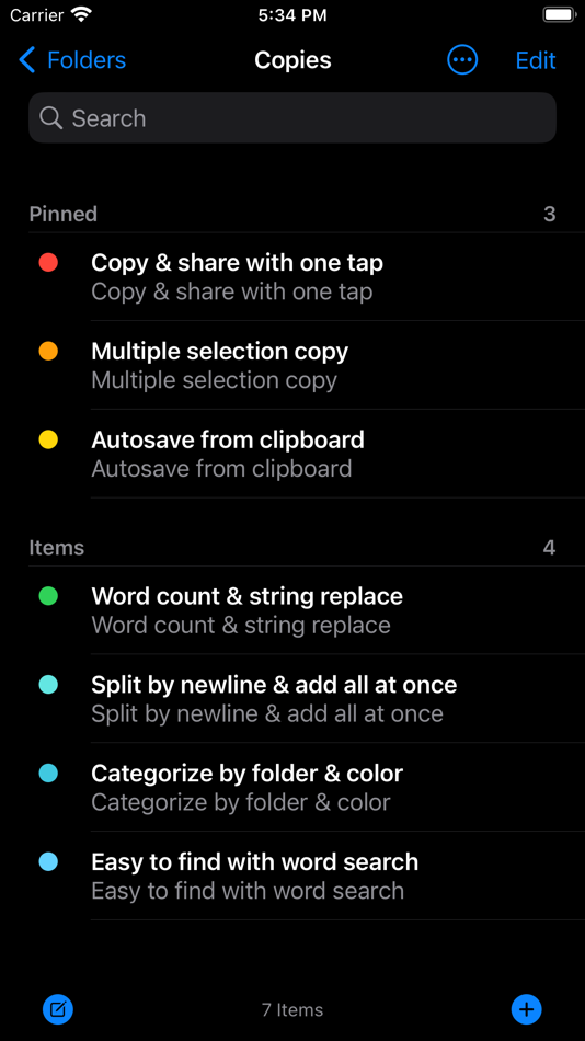 #6. Copy & Paste - Clipboard App (iOS) By: FugaPiyo Inc.
