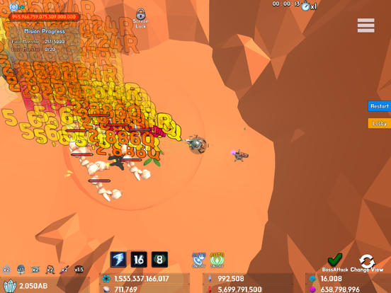 Screenshot #4 pour Mini Space Commando(Semi Idle)