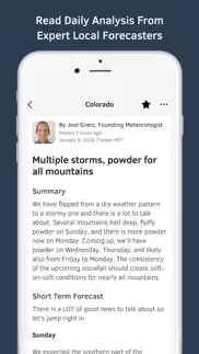 opensnow: forecast anywhere iphone screenshot 3