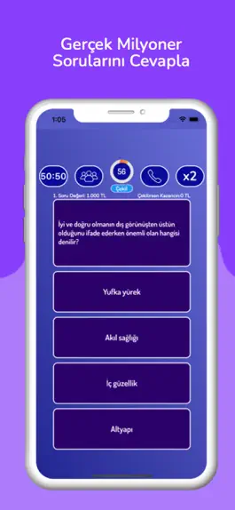 Game screenshot Milyoner - Bilgi Yarışması apk