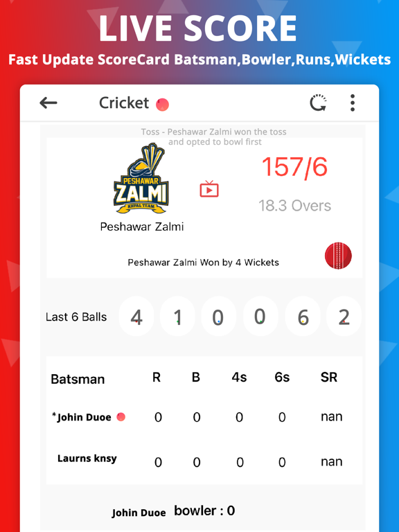 Screenshot #5 pour IPL Live - Cricket Live Score