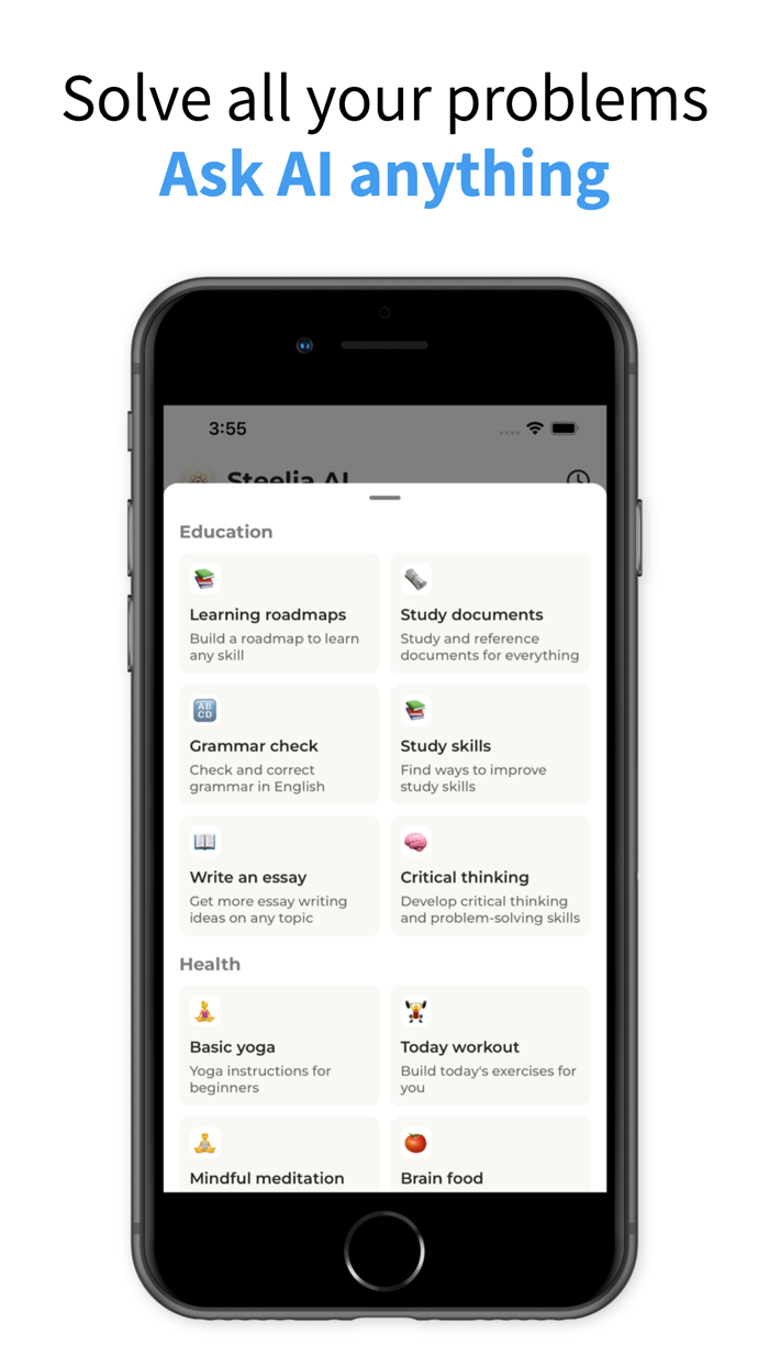 Steelia AI Chat Bot Assistant