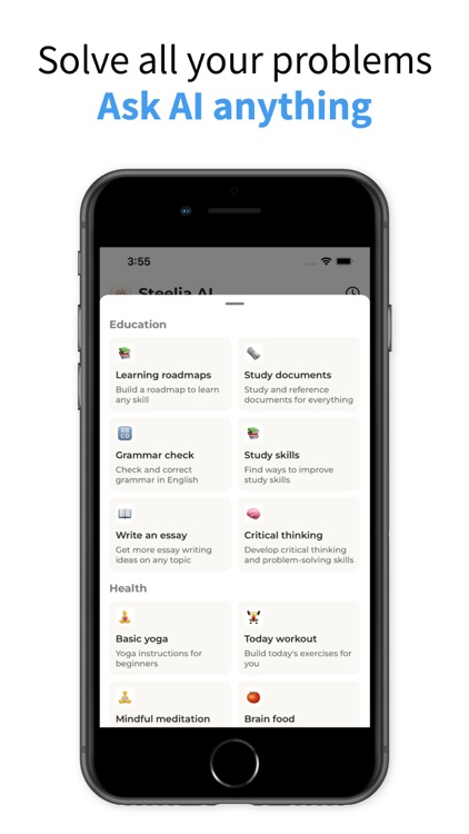 Steelia AI Chat Bot Assistant