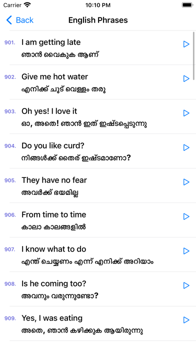 Spoken English Malayalam Screenshot