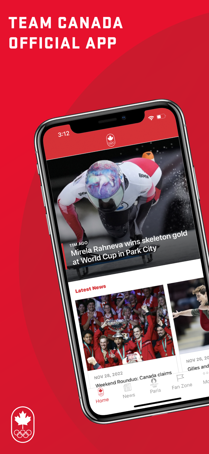 Team Canada Olympic App
