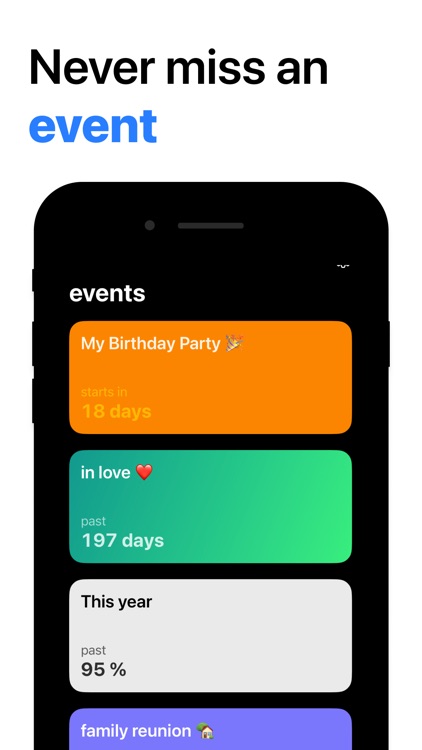 Countdown: Progress Widget