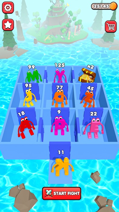 Merge Alphabet Room Maze Games Screenshot