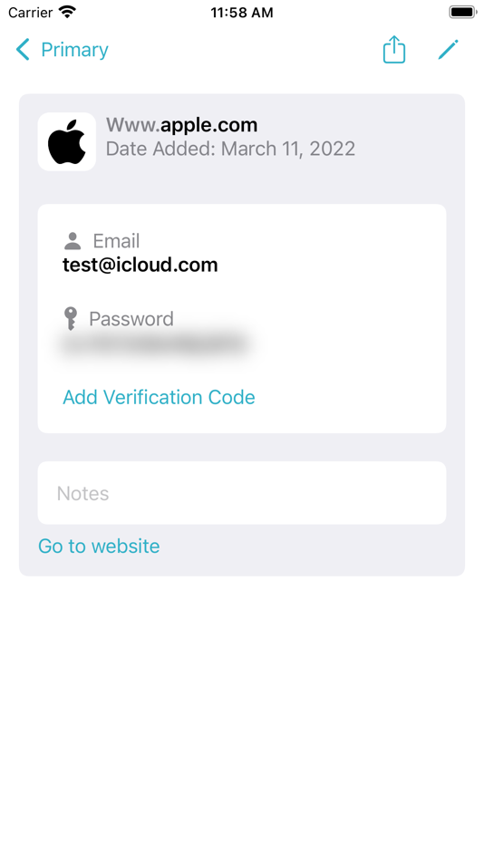 #3. Password Wallet ("IOS"). (iOS) بواسطة: Parth Dhakan