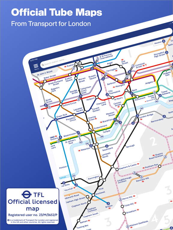 Tube Map - London Undergroundのおすすめ画像1