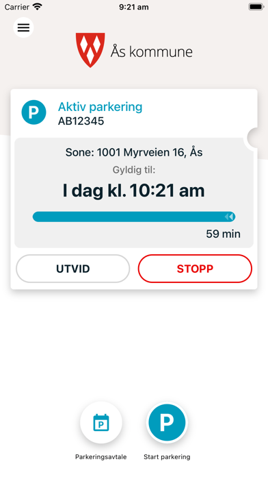 Parkering i Ås Screenshot
