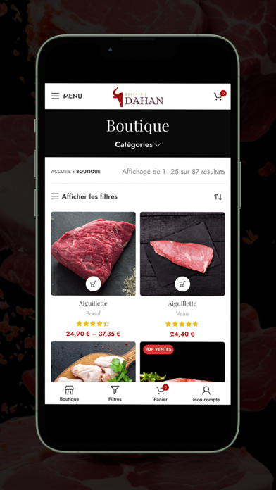 Boucherie DAHAN Screenshot
