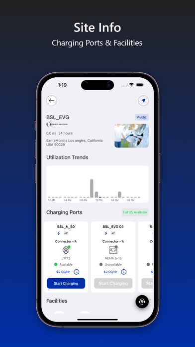 EV Charging Now Screenshot