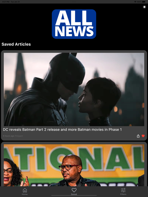 Screenshot #6 pour The ALL News App