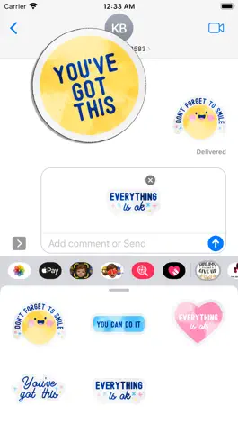 Game screenshot Motivational Stickers 2021 hack