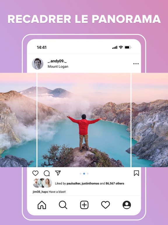 Screenshot #5 pour Grid - Grille Photo Instagram