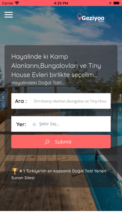Geziyoo.co : Doğal Tatil Screenshot