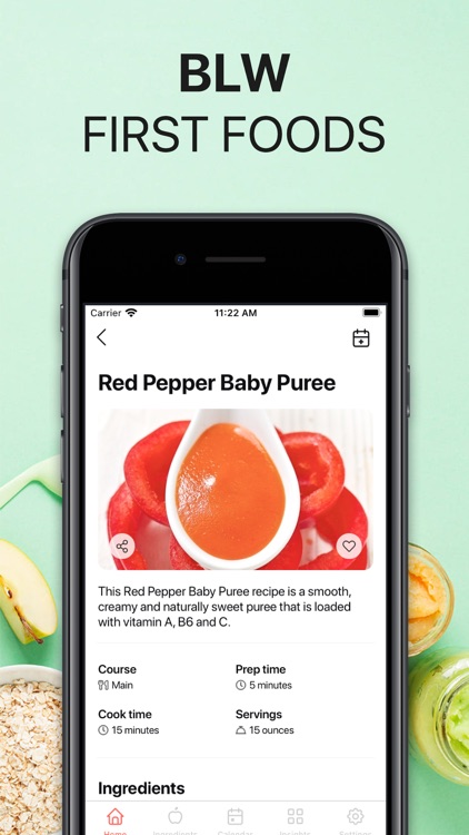 BLW Meals: Baby Led Weaning