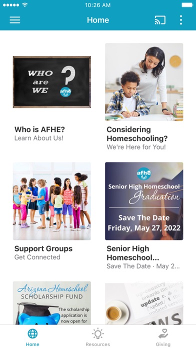 Homeschool Arizona Screenshot