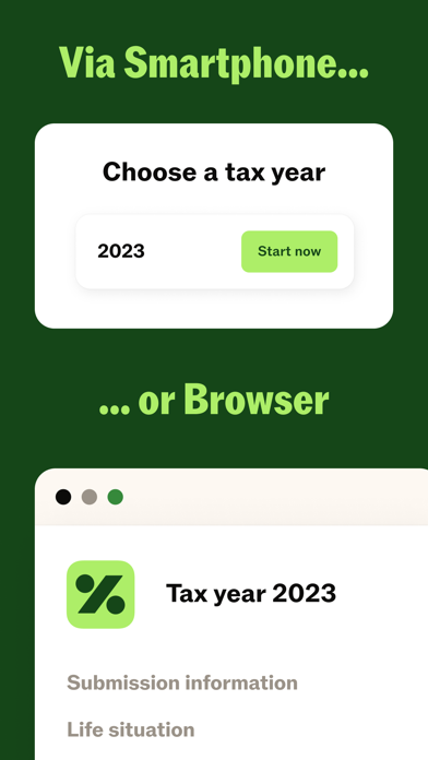 Taxfix: Tax return for Germany Screenshot