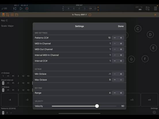 Screenshot #6 pour In Theory - Interval Keyboard