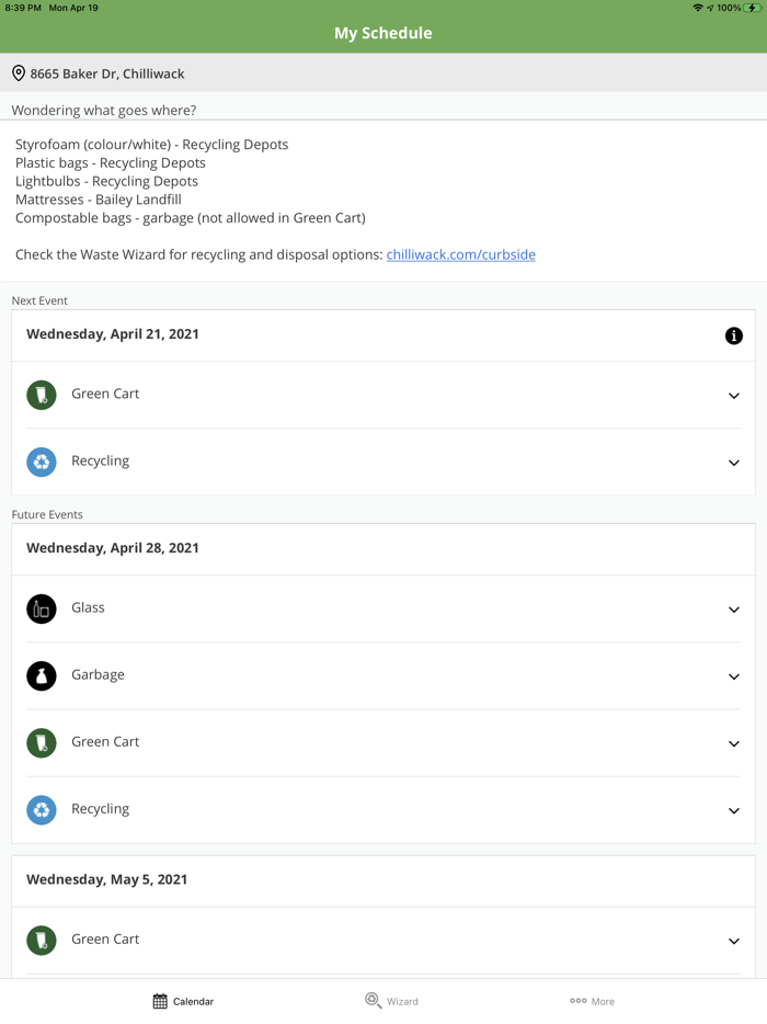 Chilliwack Curbside Collection