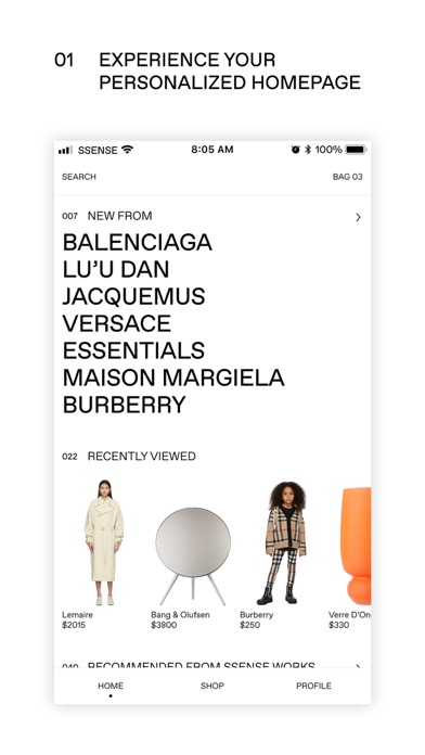 SSENSE: Shop Designer Fashion Screenshot