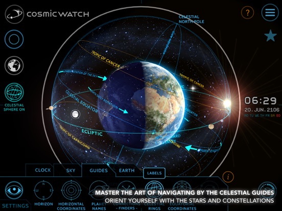 Cosmic-Watch iPad app afbeelding 6