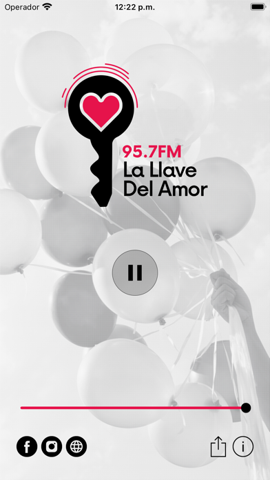 La Llave Del Amor 95.7 FM Screenshot