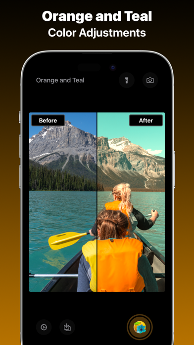 Screenshot #1 pour Orange and Teal, Preset Camera