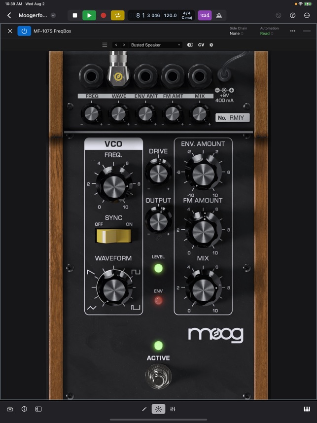ギター Moog Moogerfooger MF-107 FreqBox MF-107S FreqBox on the App Store