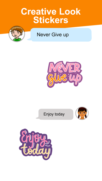 Watercolor Text Stickers Screenshot
