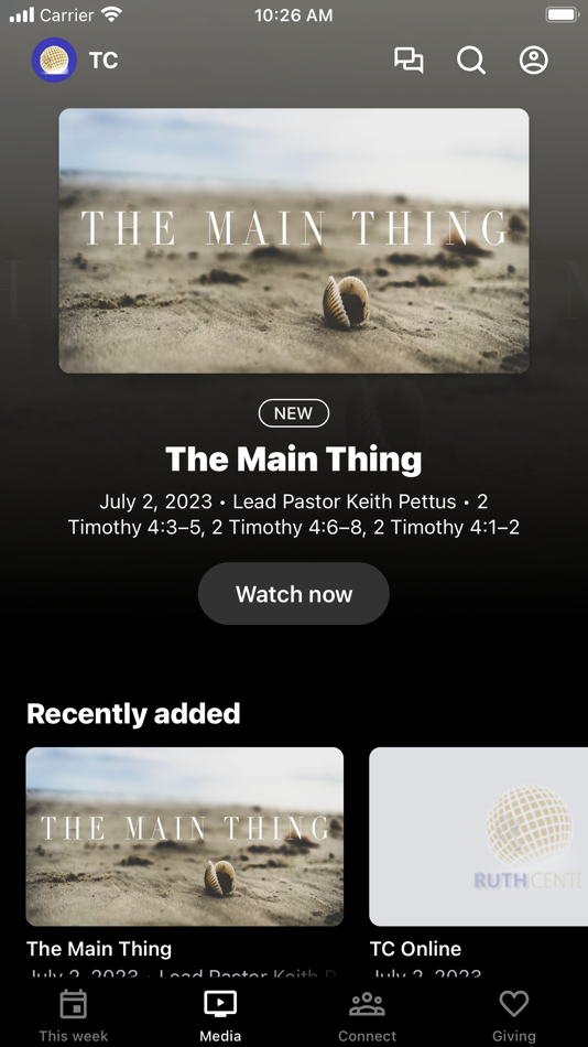 #2. Truth Center (iOS) 由: Truth Center Ministries International