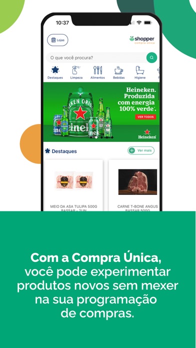 Shopper Supermercado Online Screenshot