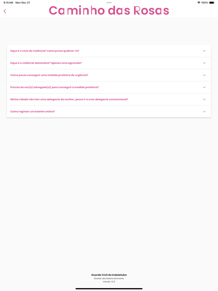 SOS Caminho das Rosas