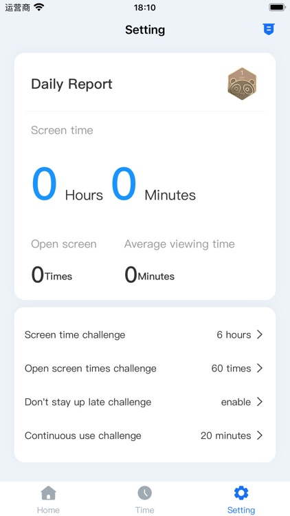 Screen Usage Challenge