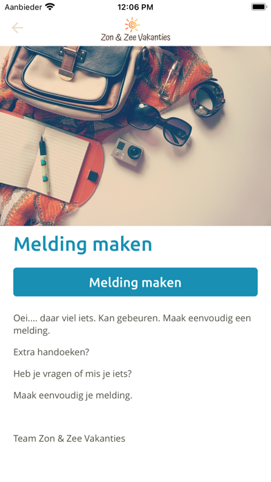 Zon & Zee Vakanties Screenshot