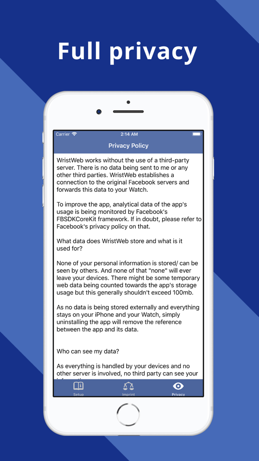 #4. WristWeb for Facebook (iOS) Podle: XAN Applications GmbH & Co. KG