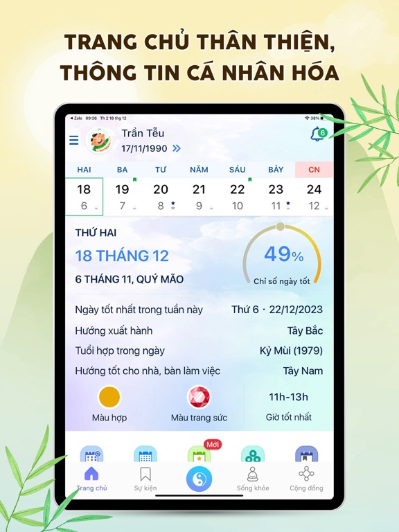 Screenshot #5 pour Lịch Vạn Niên 2024 - Lich Viet