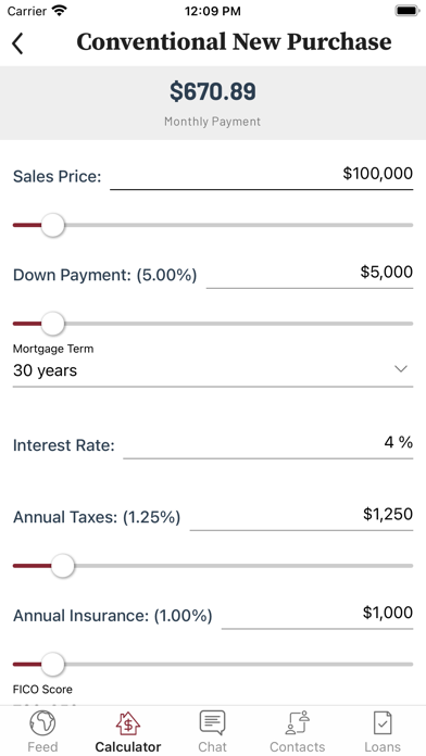F&M Mortgage Screenshot