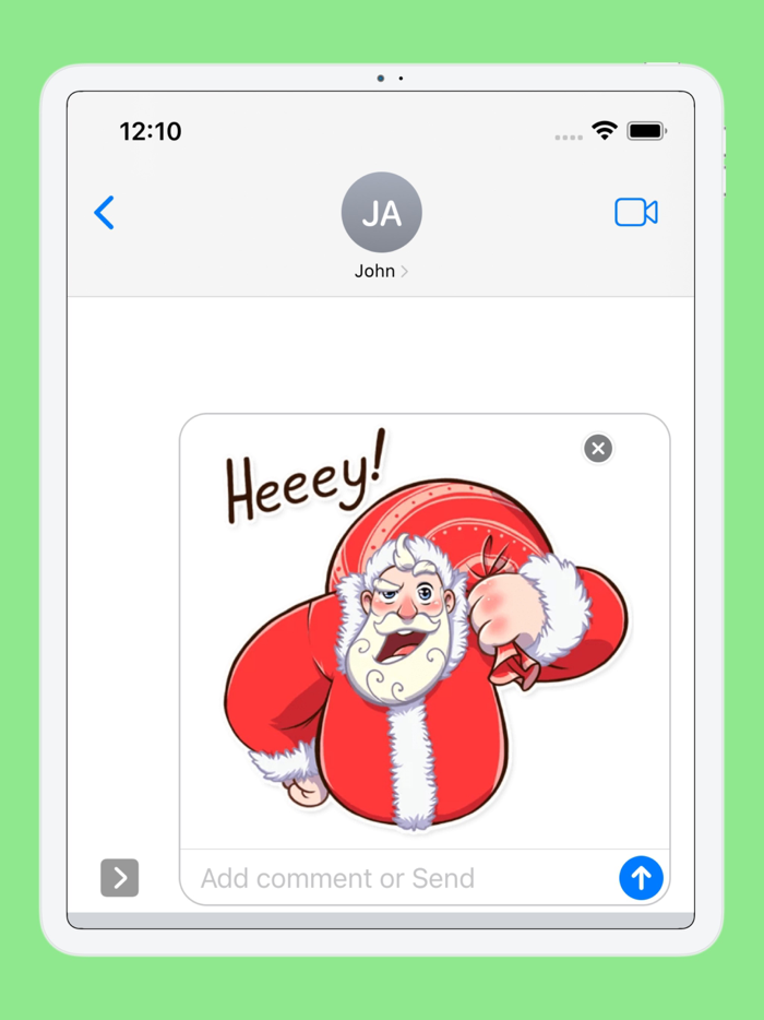 Santa Sticker Pack