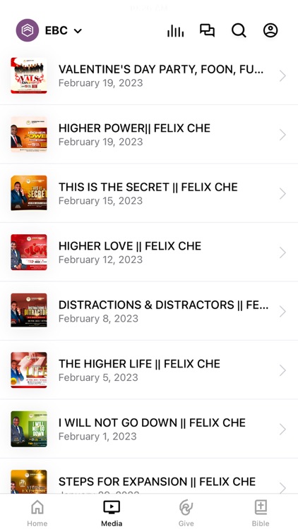 Elevation Bible Church ( EBC)