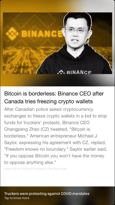 Crux - Crypto News in Short Screenshot