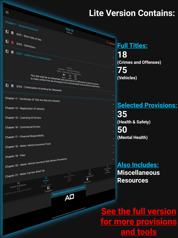 Pennsylvania CJR - 2023 Lite