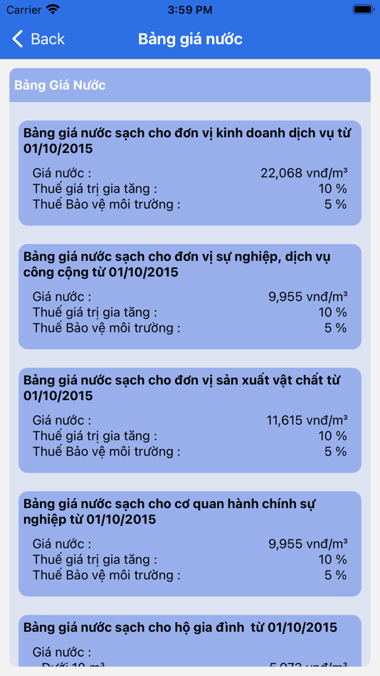 #5. Dịch vụ nước (iOS) 由: Công ty cổ phần giải pháp dịch vụ nước
