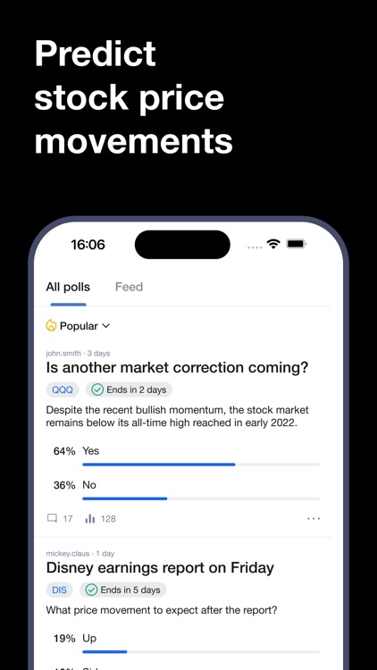 Crowd Mind: Stock Market Polls