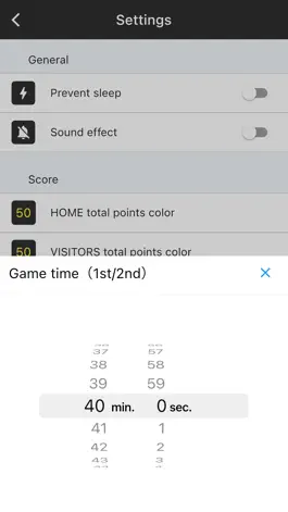 Game screenshot Simple Rugby Scoreboard apk