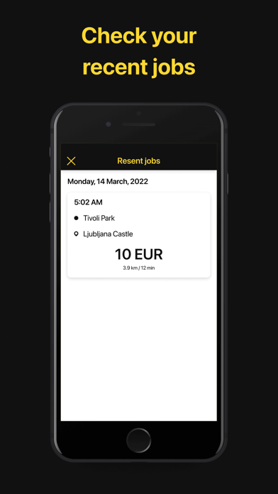 Yalla Taxi Driver app Screenshot